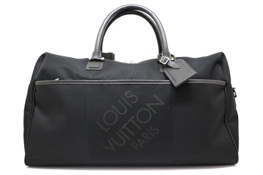 LOUIS VUITTON Bag Boston Albatross Damier Geant Noir Black